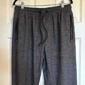 Legend men’s dark gray jogger track pants size large
